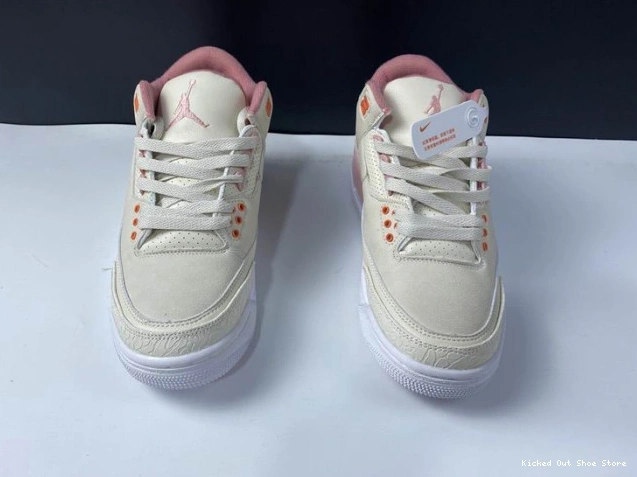 Kicked Out Shoe Store 3 Jordan Rust CK9246-116 Retro Air Pink Sail (W) 0728